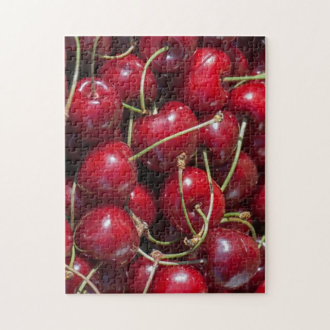 Cherry Jigsaw Puzzle (Vertical)