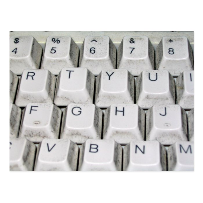 Cherry Keyboard Keys Postcards