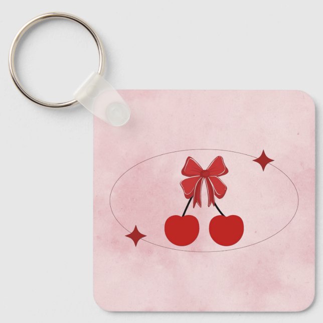 Cherry Keychain (Front)