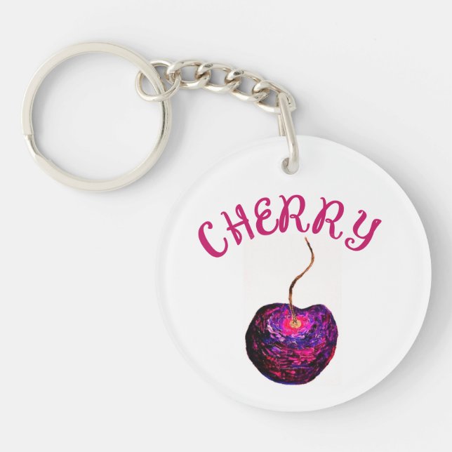 Cherry Kisses Key Chain (Front)
