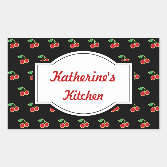Cherry Kitchen Stickers (Front)