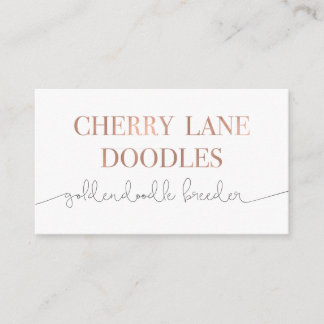 Cherry Lane Doodles Business Card