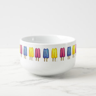 Cherry Lemon Twin Pop Popsicles Ice Lollies Soup Mug
