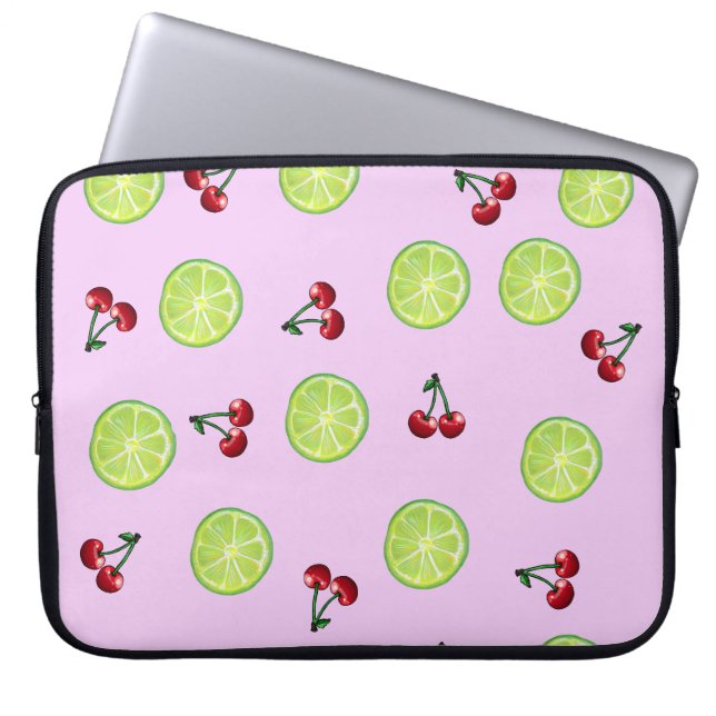 Cherry Limeade Laptop Sleeve (Front)