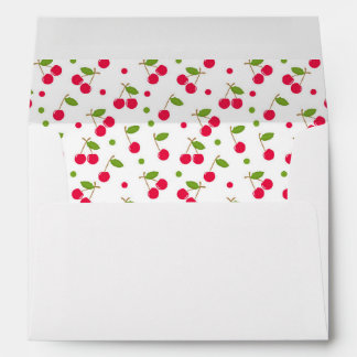 Cherry Lined Envelope
