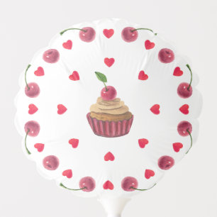 Cherry Love Cupcake Balloon