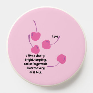 Cherry Love – Pop Art Cherries - Valentine’s Day PopSocket