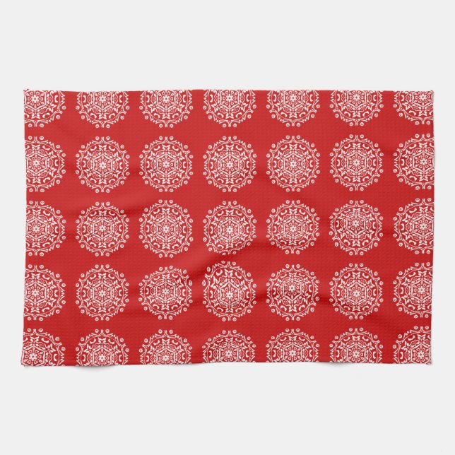Cherry Mandala Towel (Horizontal)
