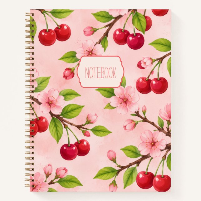 Cherry Notebook (Front)
