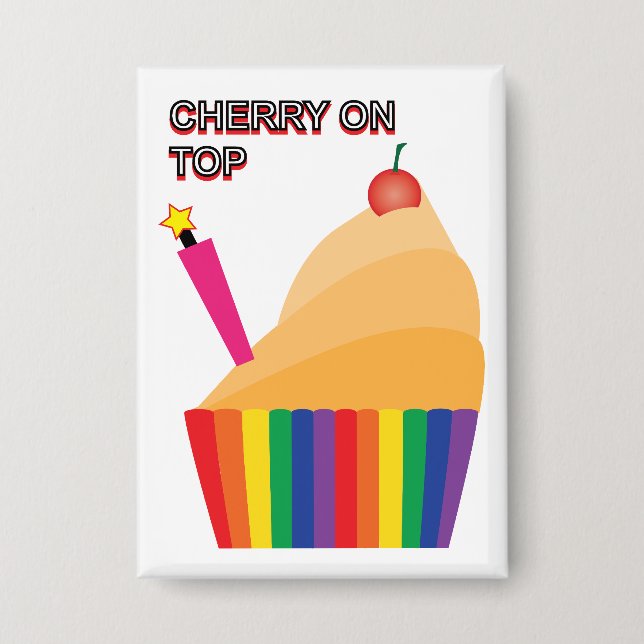 Cherry on Top 02 Button (Front)