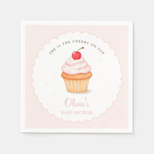 Cherry on Top Baby Shower Napkins