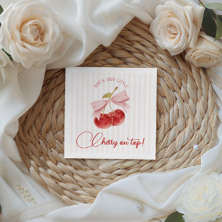 Cherry on Top Birthday Napkins