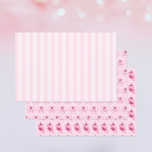 Cherry on Top Bridal Shower Custom Wrapping Paper Sheets