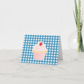Cherry on Top Cupcake Thank You Card