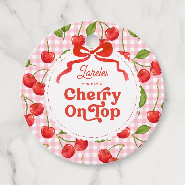 Cherry on Top Favor Tag (Front)