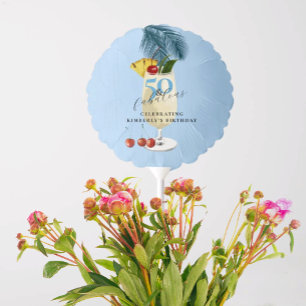 Cherry on Top Fruit Cocktail 50th Birthday Party Balloon