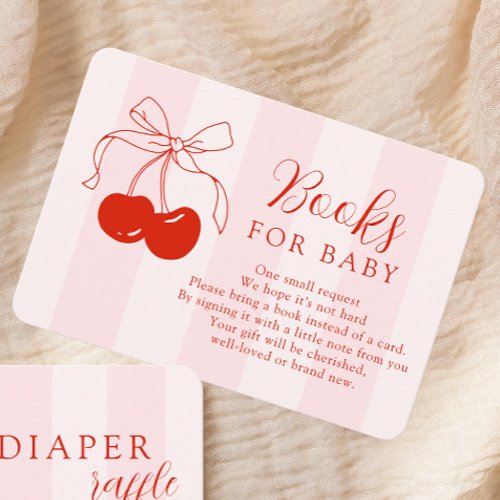 Cherry on Top Girl Baby Shower Books for Baby