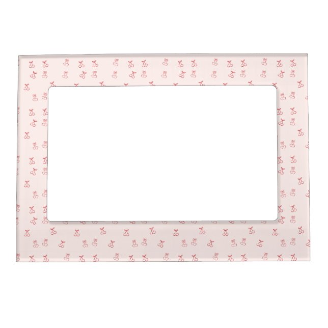 Cherry Outline Minimalism Magnetic Frame (Front)