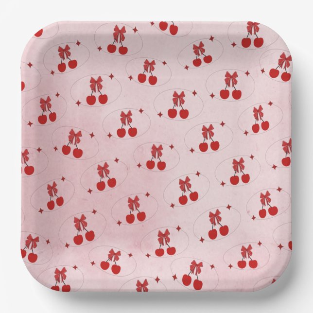 Cherry Paper Plates (Front)