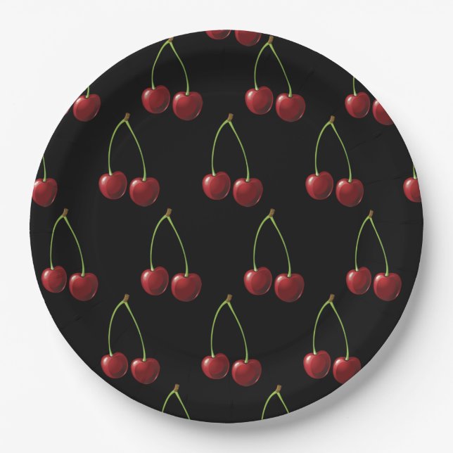 Cherry Paper Plates (Front)