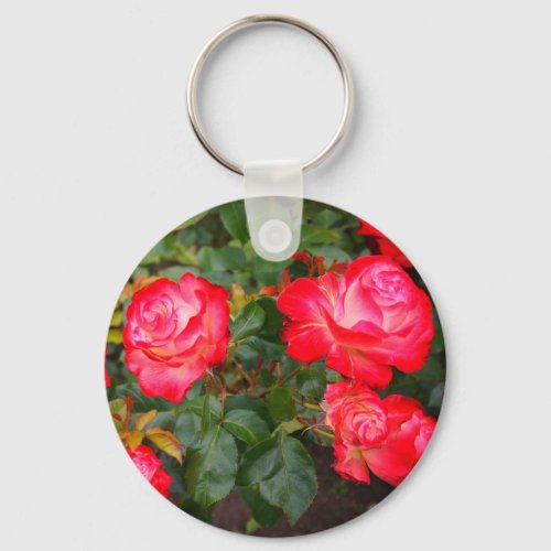 Cherry Parfait Rose 5 Keychain