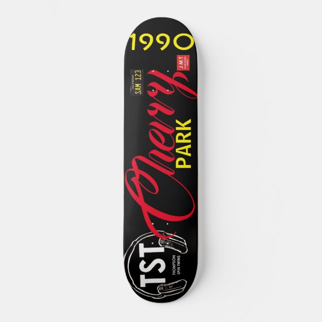 CHERRY PARK 1990 SKATEBOARD/ JMT USA SKATEBOARD (Front)