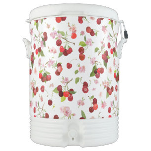 Cherry Pattern 1 Beverage Cooler