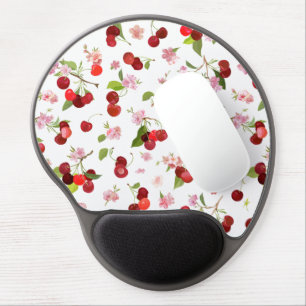 Cherry Pattern 1 Gel Mouse Pad