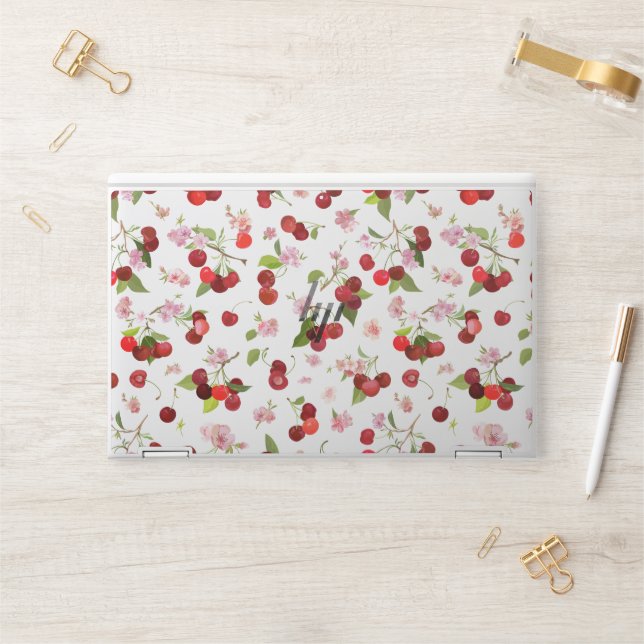 Cherry Pattern 1 HP Laptop Skin (Desk)