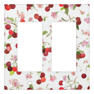 Cherry Pattern 1 Light Switch Cover