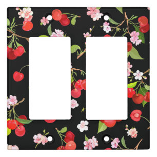 Cherry Pattern 1 Light Switch Cover