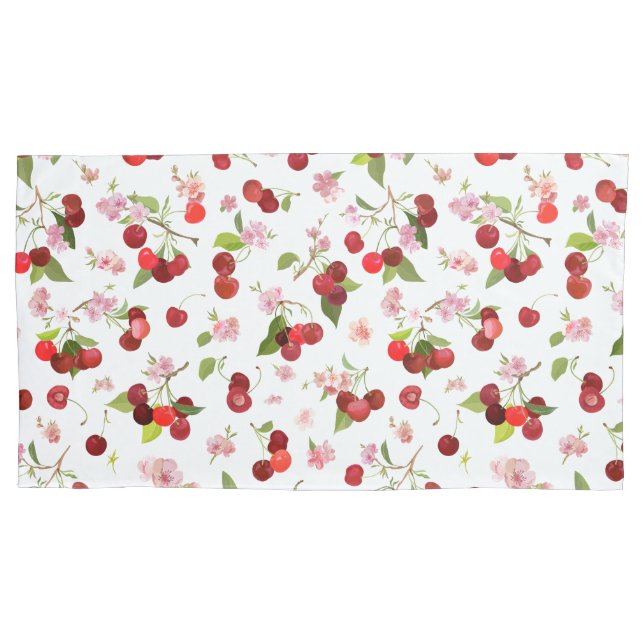 Cherry Pattern 1 Pillow Case (Front)