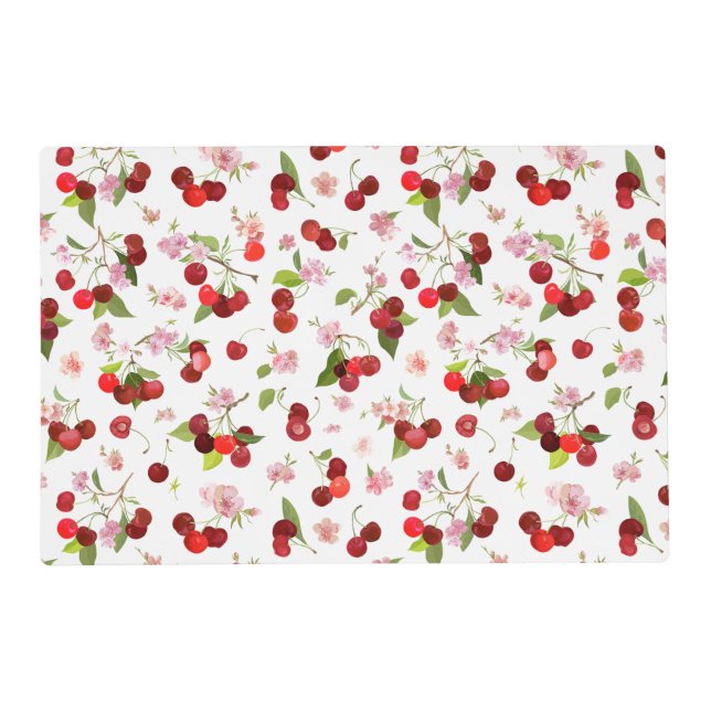 Cherry Pattern 1 Placemat (Front)