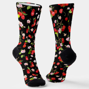 Cherry Pattern 1 Socks
