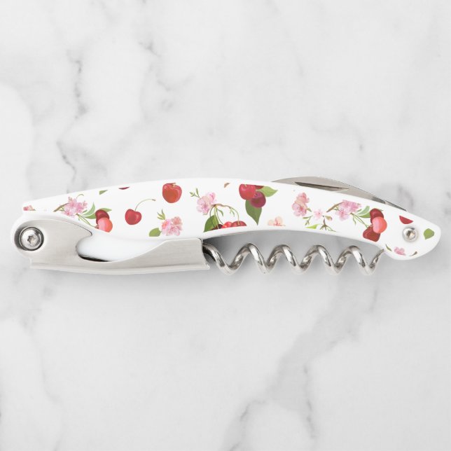 Cherry Pattern 1 Waiter's Corkscrew (Front)