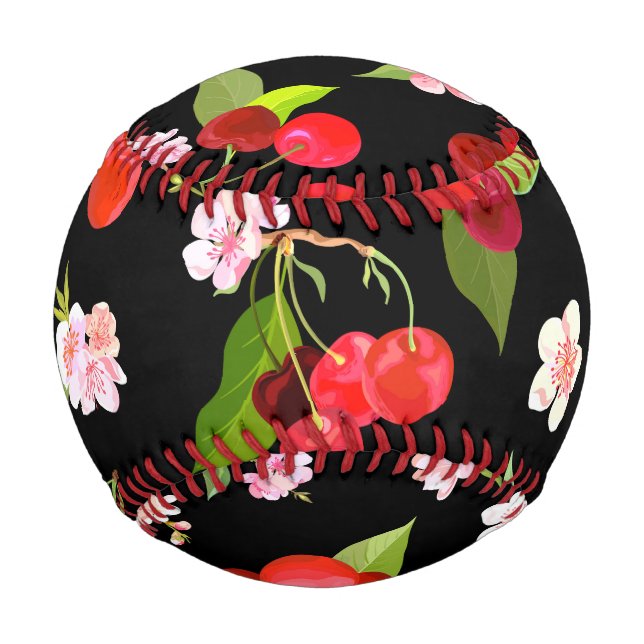 Cherry Pattern 2 Baseball (Front)