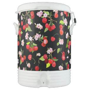 Cherry Pattern 2 Beverage Cooler