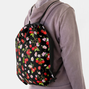 Cherry Pattern 2 Drawstring Bag