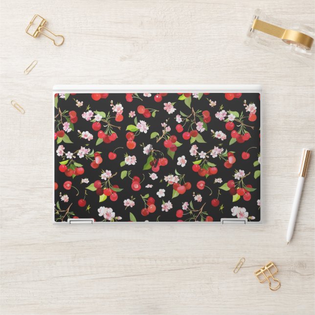 Cherry Pattern 2 HP Laptop Skin (Desk)