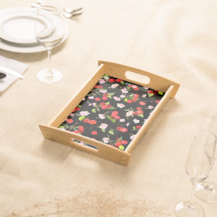 Cherry Pattern 2 Serving Tray