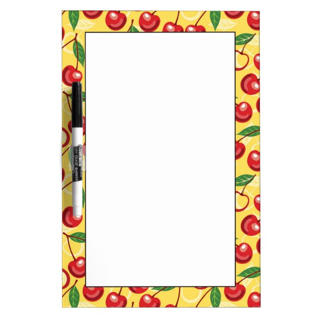 Cherry pattern Dry-Erase board (Front)