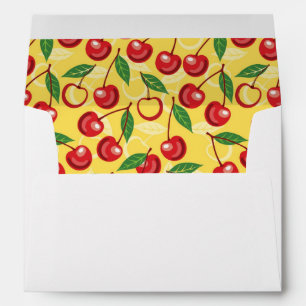 Cherry pattern envelope