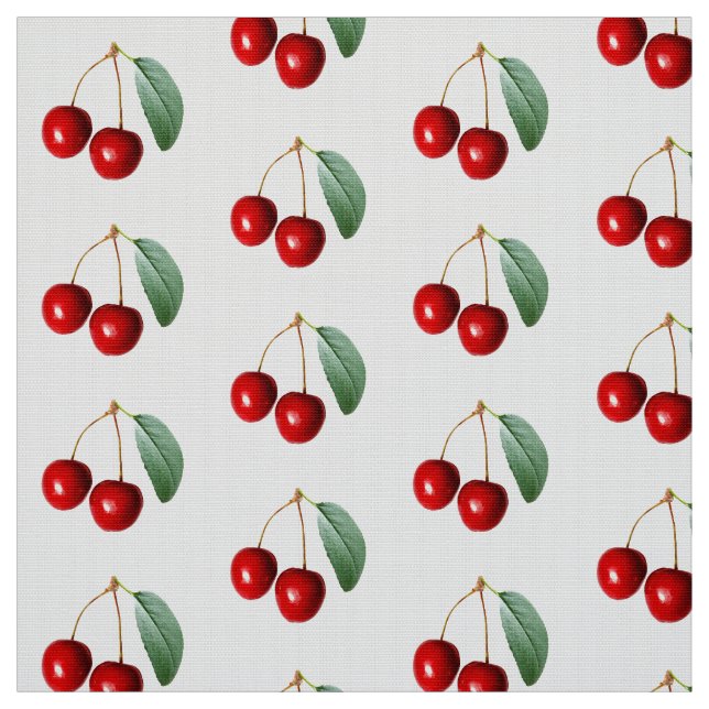 Cherry Pattern Fabric (Swatch)