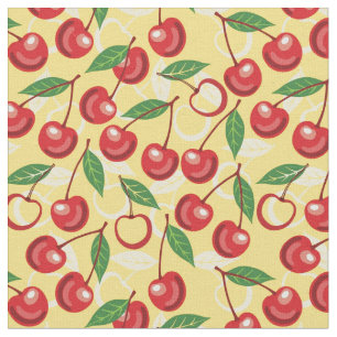 Cherry pattern fabric
