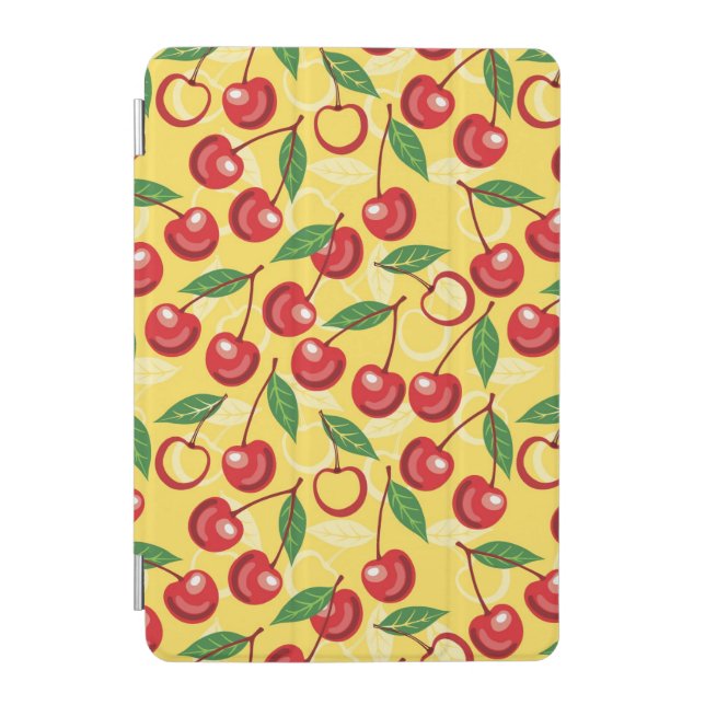 Cherry pattern iPad mini cover (Front)