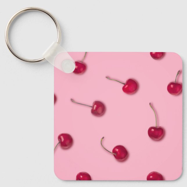 Cherry Pattern Keychain (Front)
