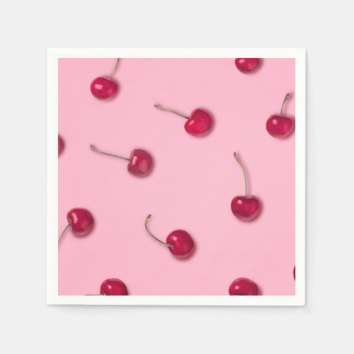 Cherry Pattern Napkins
