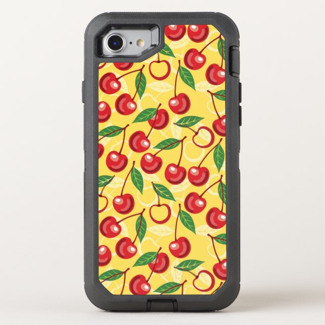 Cherry pattern otterbox iPhone case (Back)