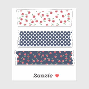 Cherry Pattern Washi Tape Sticker