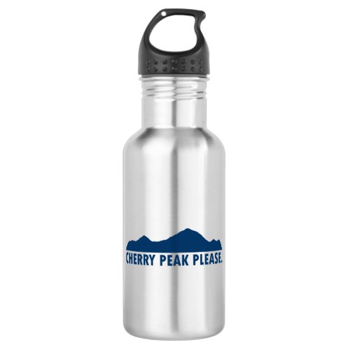 Cherry Peak Resort Please Stainless Steel Water Bottle